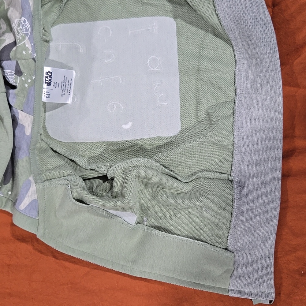 Star Wars x Baby Gap Yoda Zip Up Hoodie - Picture 5 of 14